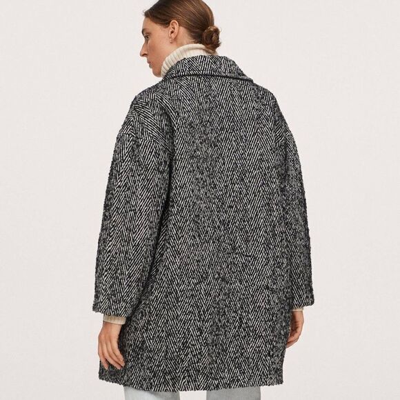 Mango Wool Blend Coat New - Picture 11 of 11